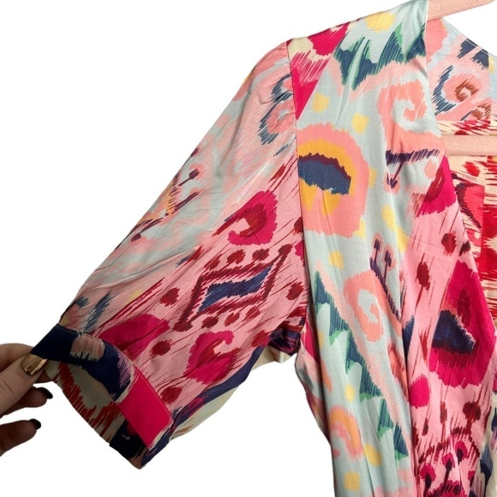 FARM Rio Multicolor Printed Jumpsuit - Pink, Red, Blue, Cream - Picture 4 of 12